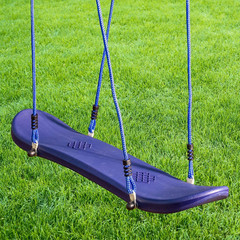 Surf N Swing Painted Steel 5 Station Kids Outdoor Backyard Swing and Play Set wi