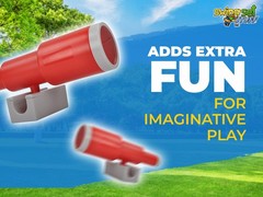 SWING SET STUFF INC MONOCULAR TELESCOPE (RED) play recess fun equipment kid 0289