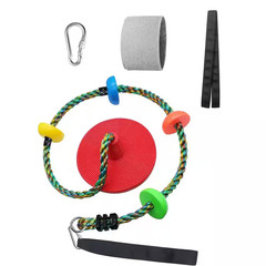 Backyard Kids Tree Swing Single Disc Rope Climbing Seat Indoor Outdoor Playgroun