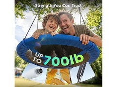 Everyfun 43″ Saucer Tree Swing for Kids Adult, Blue