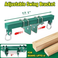 Heavy Duty Glider Swing Brackets, 400lbs Conversion Kit for Play Set, Univers…