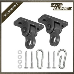 Heavy Duty Porch Swing Hangers Kit Aluminum Alloy Swivel Hardware Hooks 5000 lbs