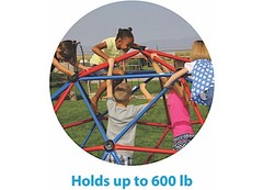 Lifetime 101301 Kids Metal Dome Climber (Red And Blue)