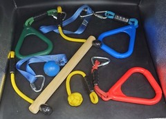 Gorilla Line Climbing Rope Swing Set Outdoor|Backyard Playground