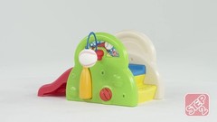 Toddler Sports Playset Activity Center – Indoor/Outdoor Slide, Bat & Balls, Dura