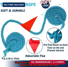 40 Feet Tug of War Rope for Kids and Adults, Outdoor Games Summer Outdoors Yard