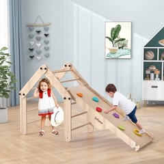 Climbing Toys for Toddlers, Upgrade Wooden Montessori Foldable 12 in 1