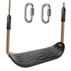 Non-Slip Swing Seat, Plastic Tree Swing Seats for B:black Swing Seat-1pack