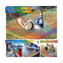 Climbing Cargo Net 6.5 x 9.8 ft Large Kids Backyard Climbing Ne… FAST USA SHIP