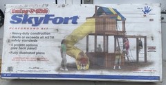Swing And Slide Playground Kit Skyfort Ne4437 Rope / Pirate Ladder Etc Parts