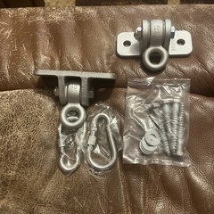 5 Pair Swing Set Hangers – 2 Heavy Duty Brackets With Locking Snap Hooks