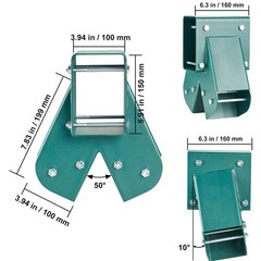 3-Piece A-Frame Swing Bracket Steel Kit with Bolt Set