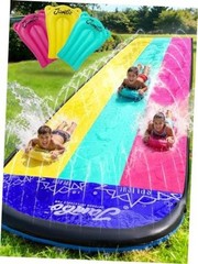 XL 20Ft Summer Vibes Premium Slip and Slide with 3 Bodyboards, Heavy Duty