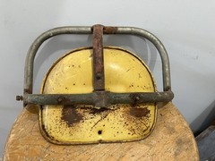 Vintage Metal Swingset Swing Seat Yellow Rare!