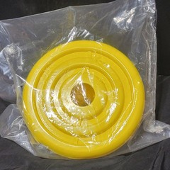 Disc Swing Yellow With Rope & Hardware Creative Cedar Designs NEW