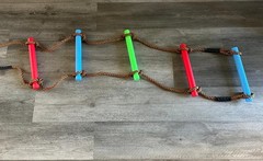 NEW Ninja Warrior Obstacle Course for Kids, Quick Buckles Multiple obstacles, up