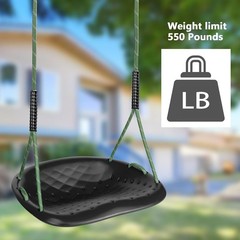 Heavy Duty Tree Swing 550LBS Capacity Outdoor Swing Seat Adults & Kids Height