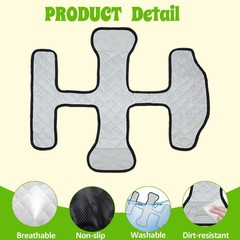 Adjustable Toddler Swing Cushion – One-Hand Install, Non-Slip, Waterproof Bot…