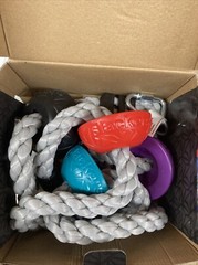 8 ft Multi-Color Climbing Rope – Best Outdoor Ninja Warrior Training Equipmen…