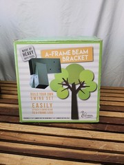 A-Frame Bracket Swing Set Bracket with Mounting Hardware (Green)