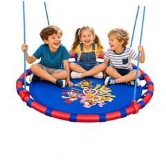 Saucer Tree Swing for Kids – Swing Sets for Backyard, Paw Patrol – 40 Inch
