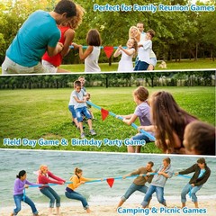 Tug of War Rope for Kids and Adults, Field Day Family Reunion Birthday Party …