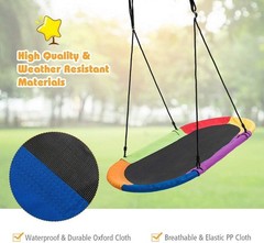 60” Giant Waterproof Platform Saucer Tree Swing Set 700 lb Weight Capacity