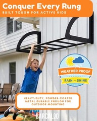 Kids Monkey Bars Indoor Playground Equipment, Jungle Gym for Climbing Indoors…
