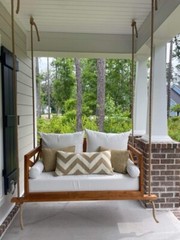 Handmade Outdoor Patio Swing – Weather Resistant, Comfortable