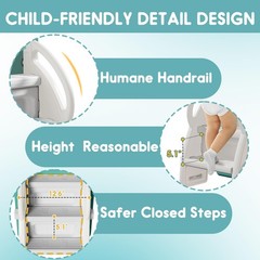 8 in 1 Toddler Slide Set, Kids Slide for Toddlers, Toddler Climber Slide Play…