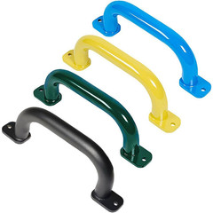 4 Pack 10 In. Metal Playground Safety Handles Outdoor Playset Grab Bars for Kids