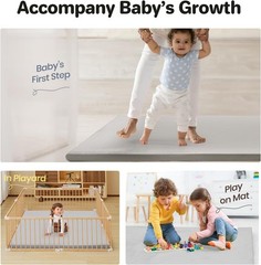 6-Piece Foam Climbing Blocks for Toddlers, Climb and Crawl Soft Foam Play Set…