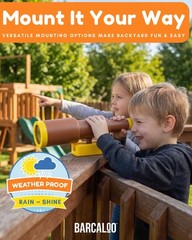 Playhouse Accessories for Kids Outdoor Playset – 11 inch Brown Pirate Playgro…