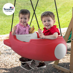 Step2 Rocket Swing for Two, Baby Outdoor Swing, outside Weather-Resistant Rope,