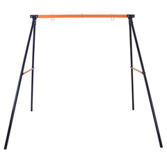 40″ Saucer Tree Swing Set Round + Swing Stand A-Frame Combo Outdoor Garden Kids