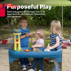 Step2 All around Playtime Patio with Canopy Playset – Shaded Outdoor Playhouse f