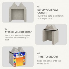 Play Panel for Play Couch Childrens Play Panel for Foam Sofa (Play Couch not …