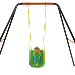 OUTDOOR TODDLER CHILD SWING Full Bucket Kids Seat