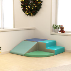 4 Pieces Kids Climbing Toys for Toddlers 1-3, Lightweight Couch Kids for Crawlin