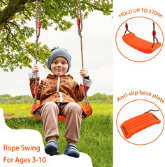 Tree Swing Seat, Swing Set Accessories for Kids Outdoor & Indoor Playground, Ora