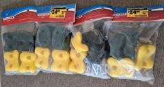Lot of 4 New Packs Of Swing N Slide Climbing Rocks – Climbing Wall Building