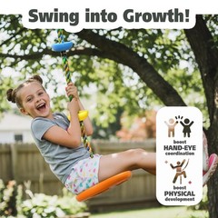 Tree Swing for Rope Swing for Tree Climbing Rope for Heavy Duty Disc Swings f…