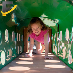 Backyard Discovery Woodridge Elite Cedar Wood Swing Set with Wave Slide Clubhous