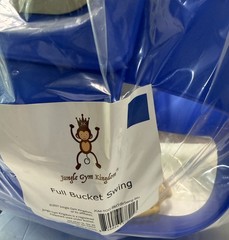 NEW Jungle Gym KingdoToddler Swing – Heavy Duty, High Back Full Bucket Baby Seat