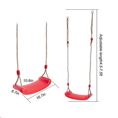 IFOYO Tree Swing Seat, Set Accessories for Kids Outdoor & Indoor Red