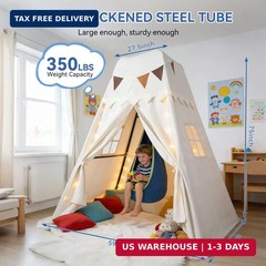 Swing Stand Frame with Sensory Pod Swings and Kids Tent,Play Tent,Heavy Duty Met