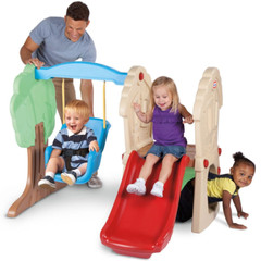 Little Tikes Hide and Seek Climber and Swing – Brown/Tan