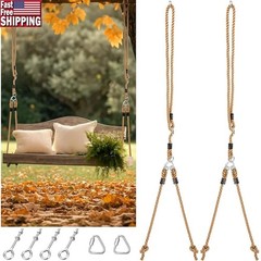 Adjustable Swing Rope Kit W/ Claws Easy Setup Safe Heavy-Duty Swinging New