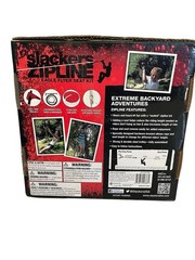 Slackers 90 ft Hawk Zip Line Kit Seated Zip Line 250lbs
