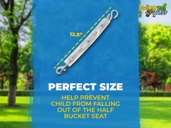 SWING SET STUFF INC COMMERCIAL SAFETY CHAIN FOR 1/2 BUCKET 0018